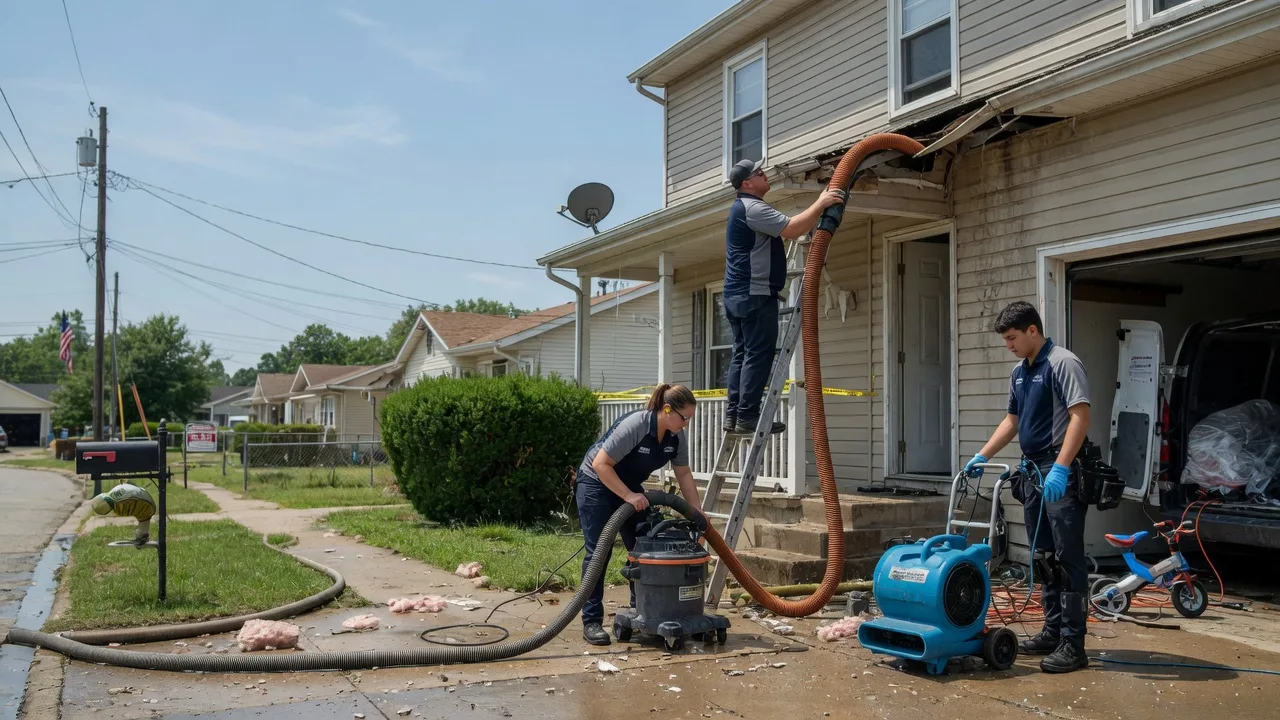 Water Damage Restoration in Hunnewell, MO near me